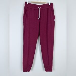 Rhoback Women’s Burgundy Jogger Sweatpants Size S Stretch